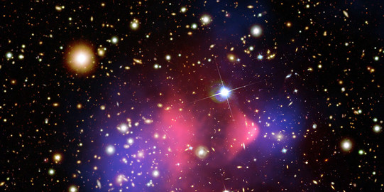 Eine Aufnahme des Bulletclusters