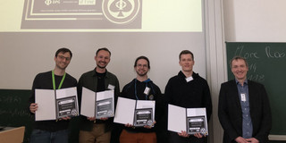 Team from Dortmund with certificate