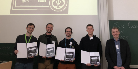 Team from Dortmund with certificate
